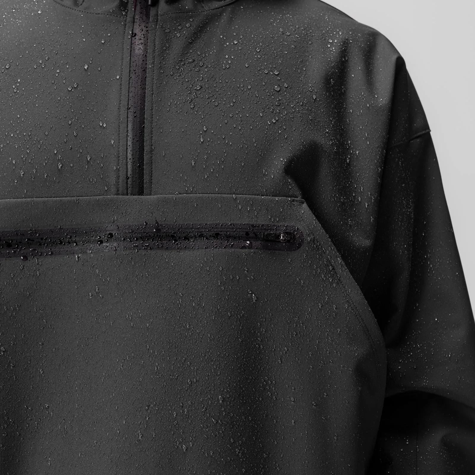 0717. Weather-Ready Anorak Jacket - Space Grey "Patch"