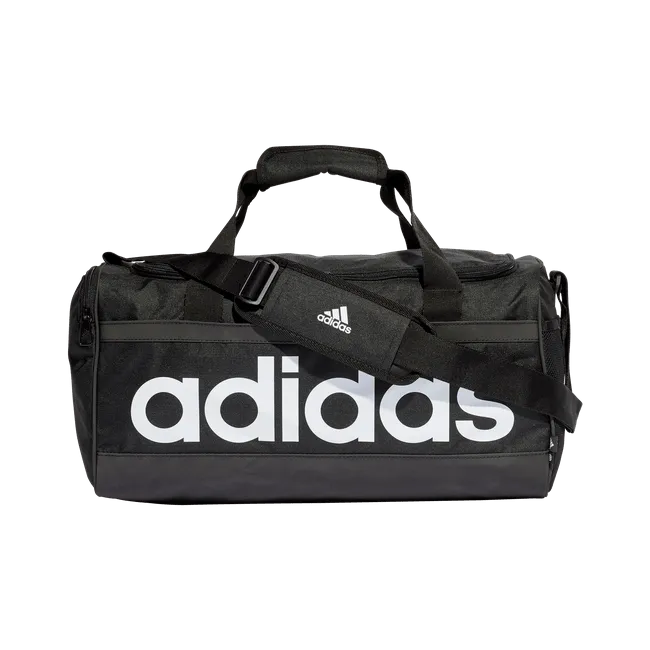 ADIDAS ESSENTIALS BLACK DUFFLE BAG (SMALL)