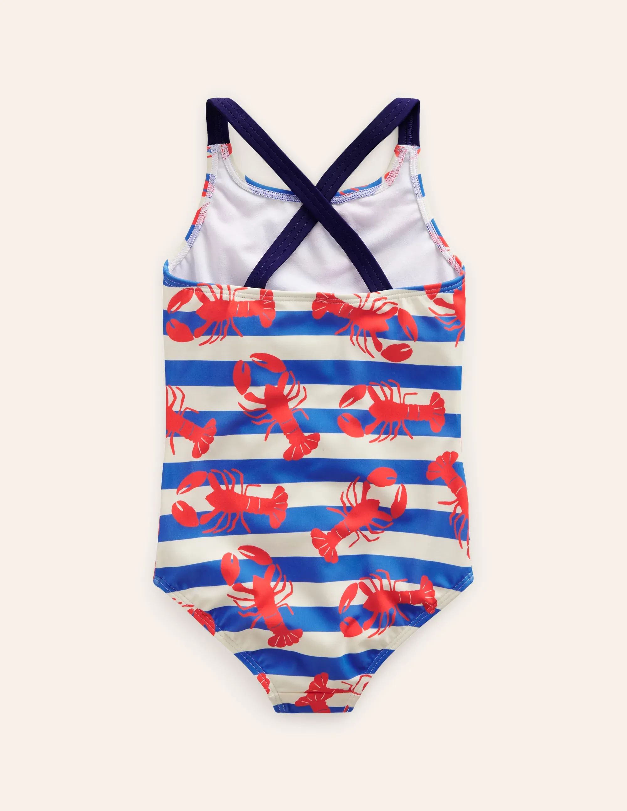 Cross-back Printed Swimsuit