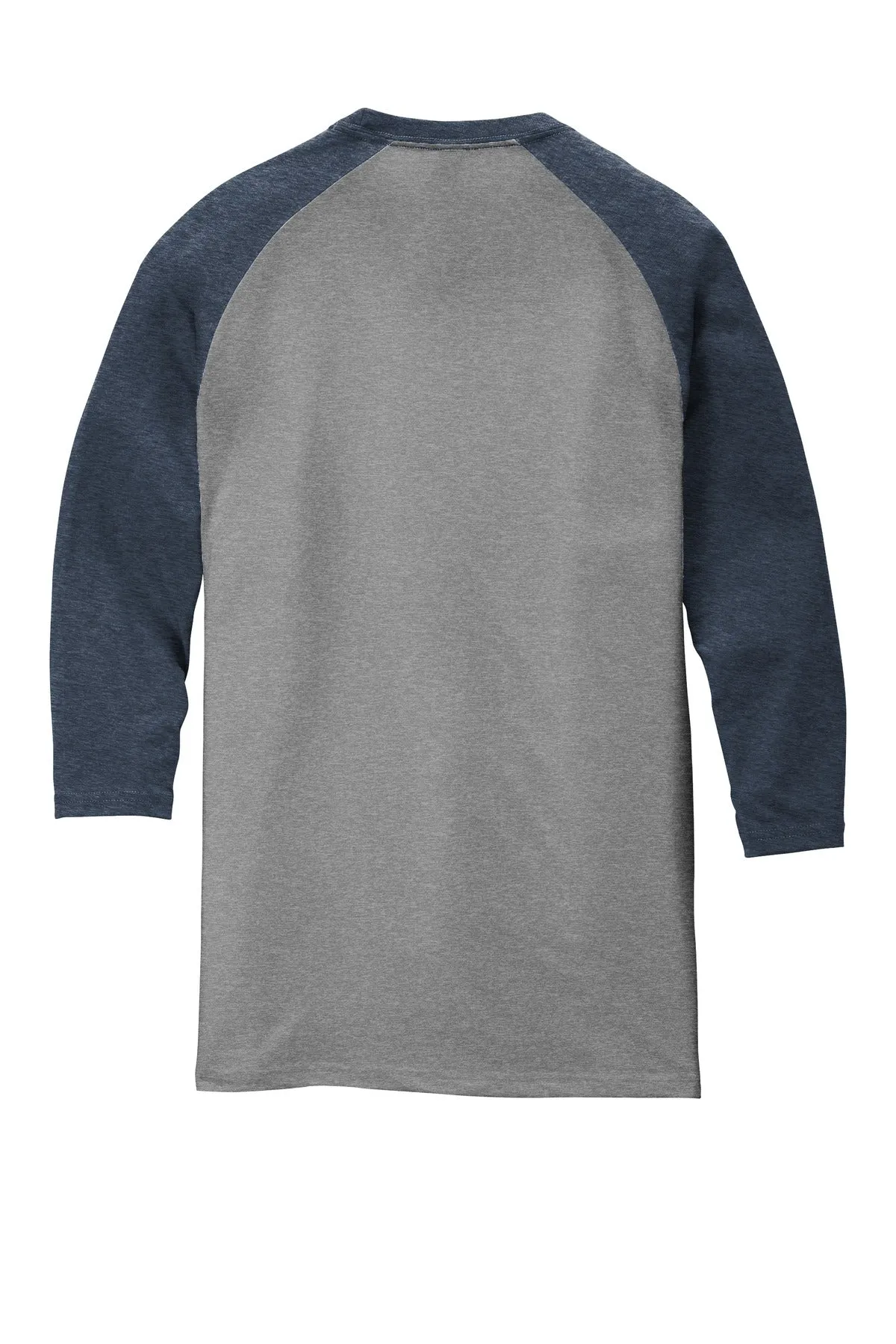 District Perfect Tri 3/4-Sleeve Raglan. DM136