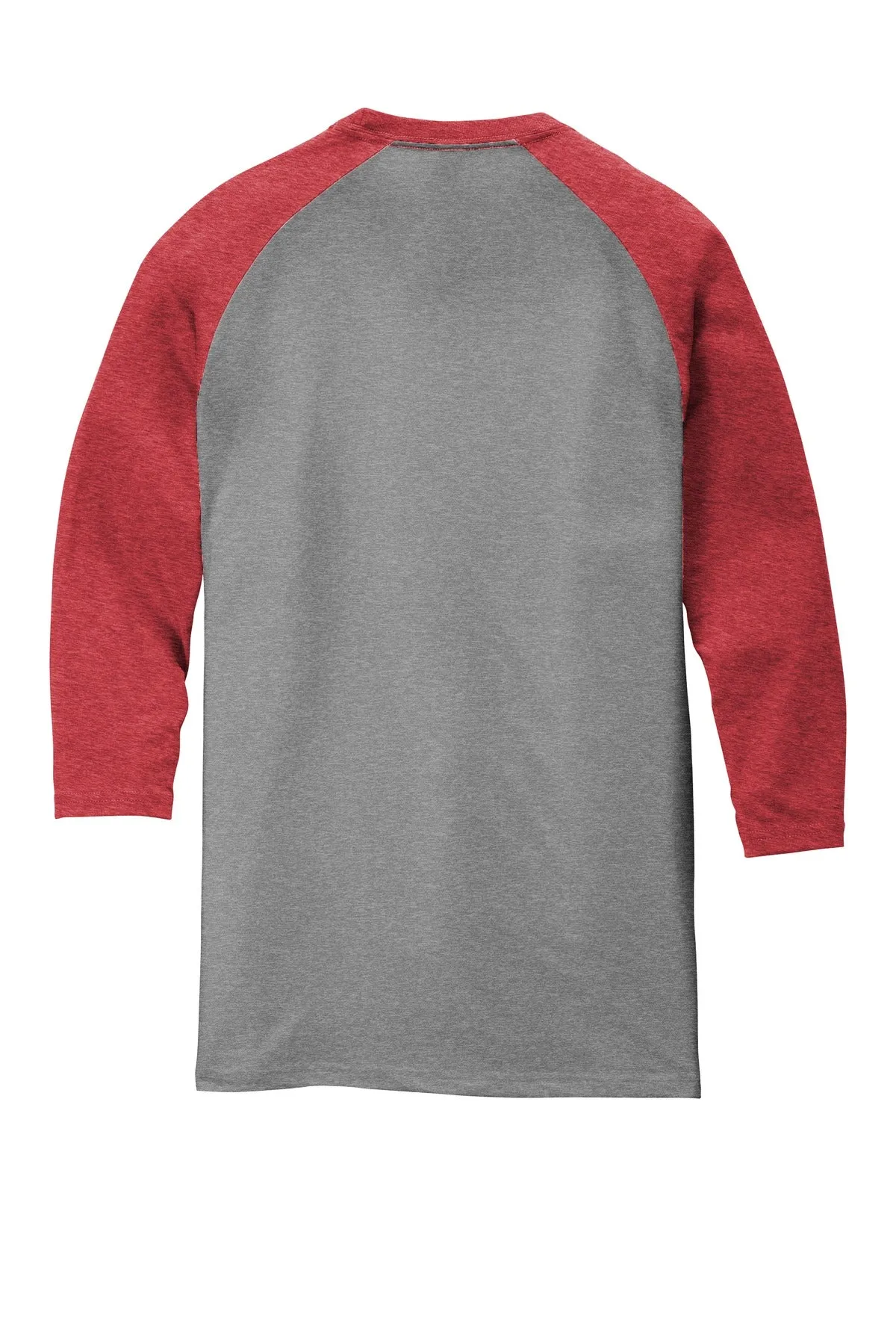 District Perfect Tri 3/4-Sleeve Raglan. DM136