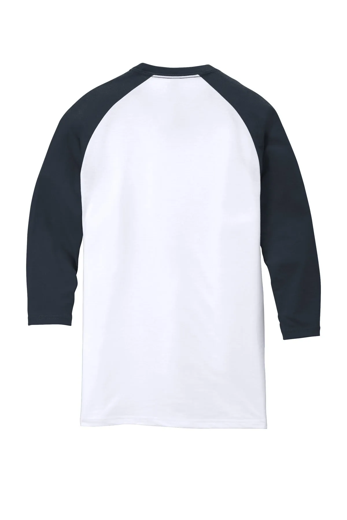 District Perfect Tri 3/4-Sleeve Raglan. DM136