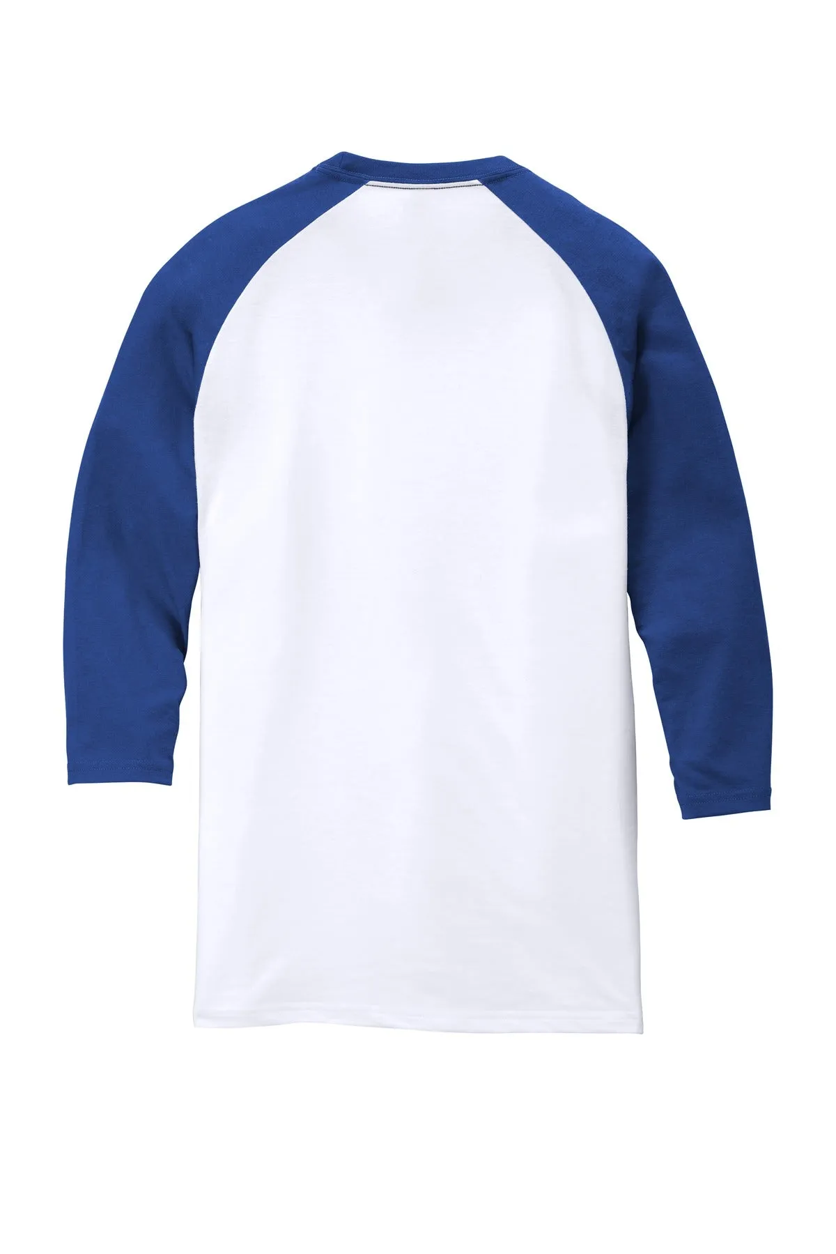 District Perfect Tri 3/4-Sleeve Raglan. DM136