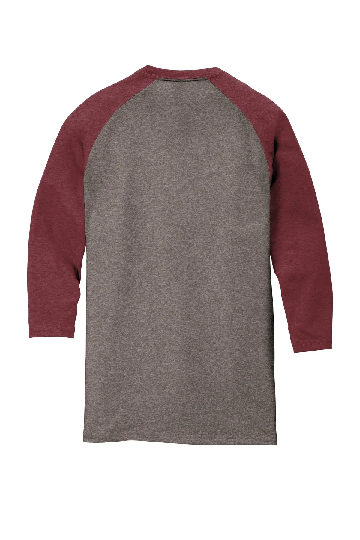 District Perfect Tri 3/4-Sleeve Raglan. DM136