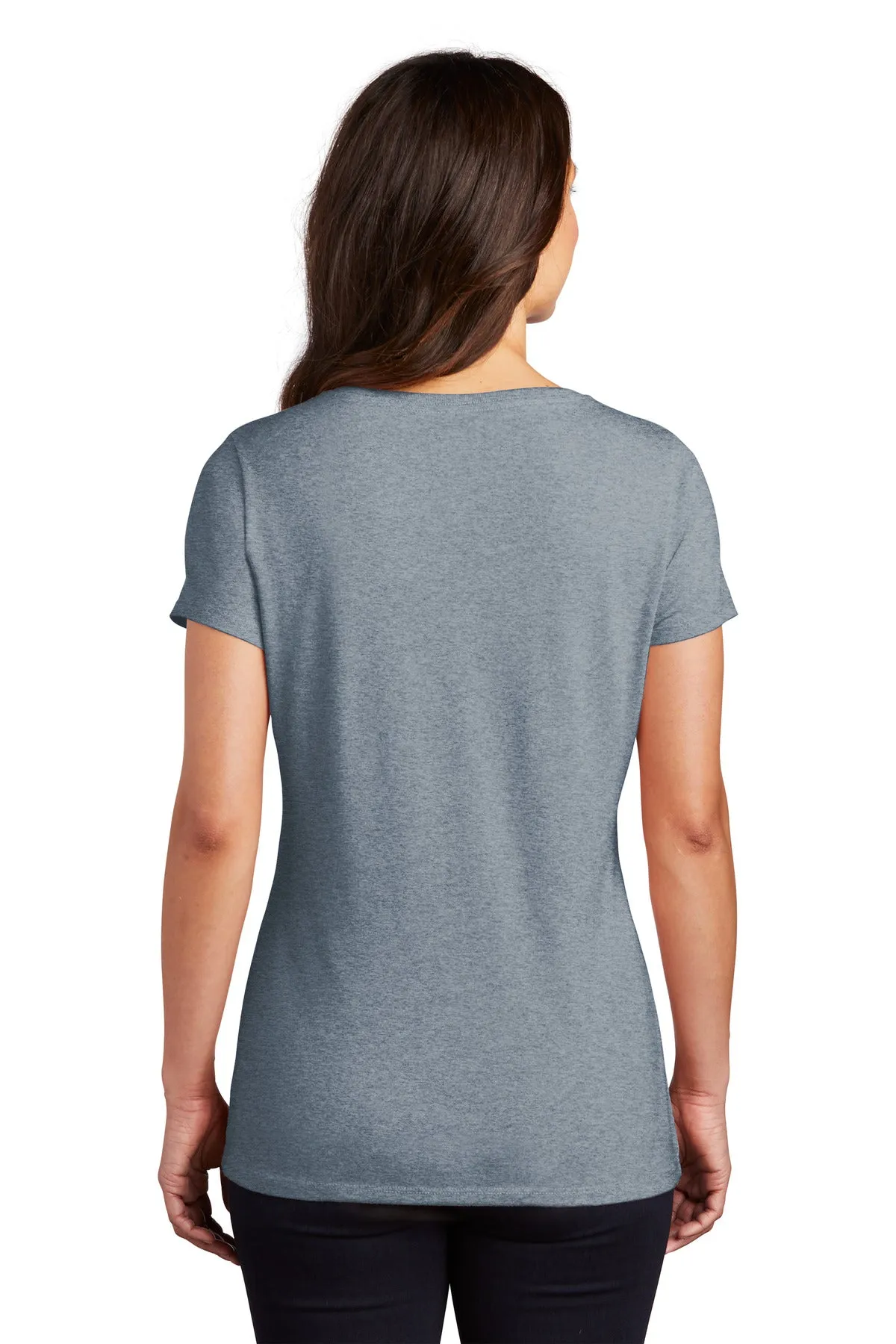 District Women's Perfect Tri V-Neck Tee. DM1350L