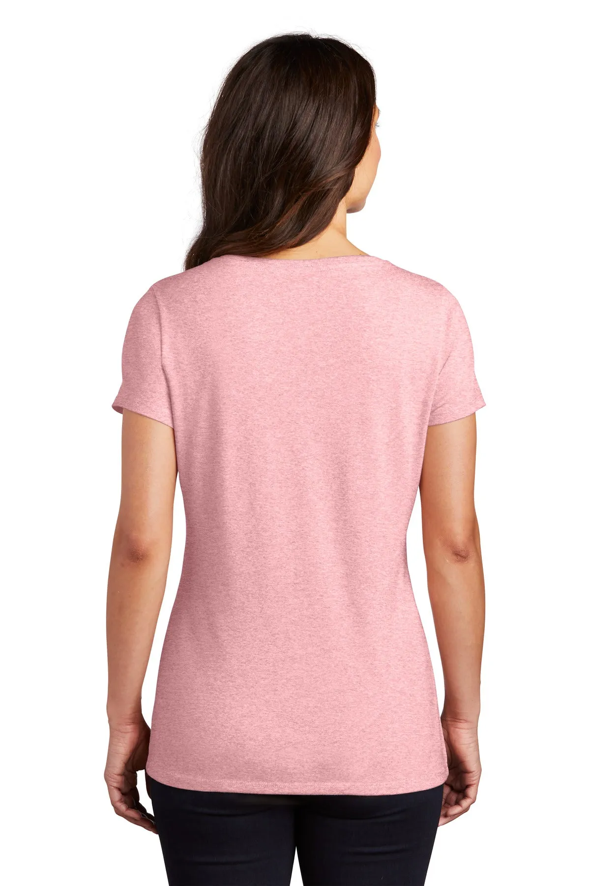 District Women's Perfect Tri V-Neck Tee. DM1350L