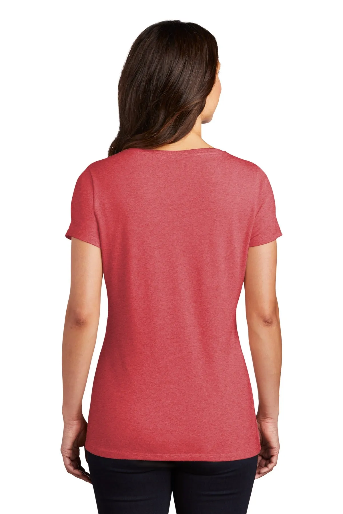 District Women's Perfect Tri V-Neck Tee. DM1350L