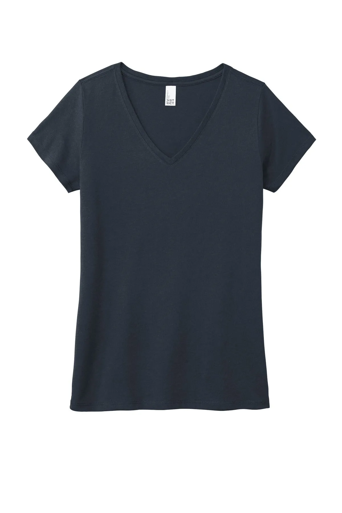 District Women's Perfect Tri V-Neck Tee. DM1350L