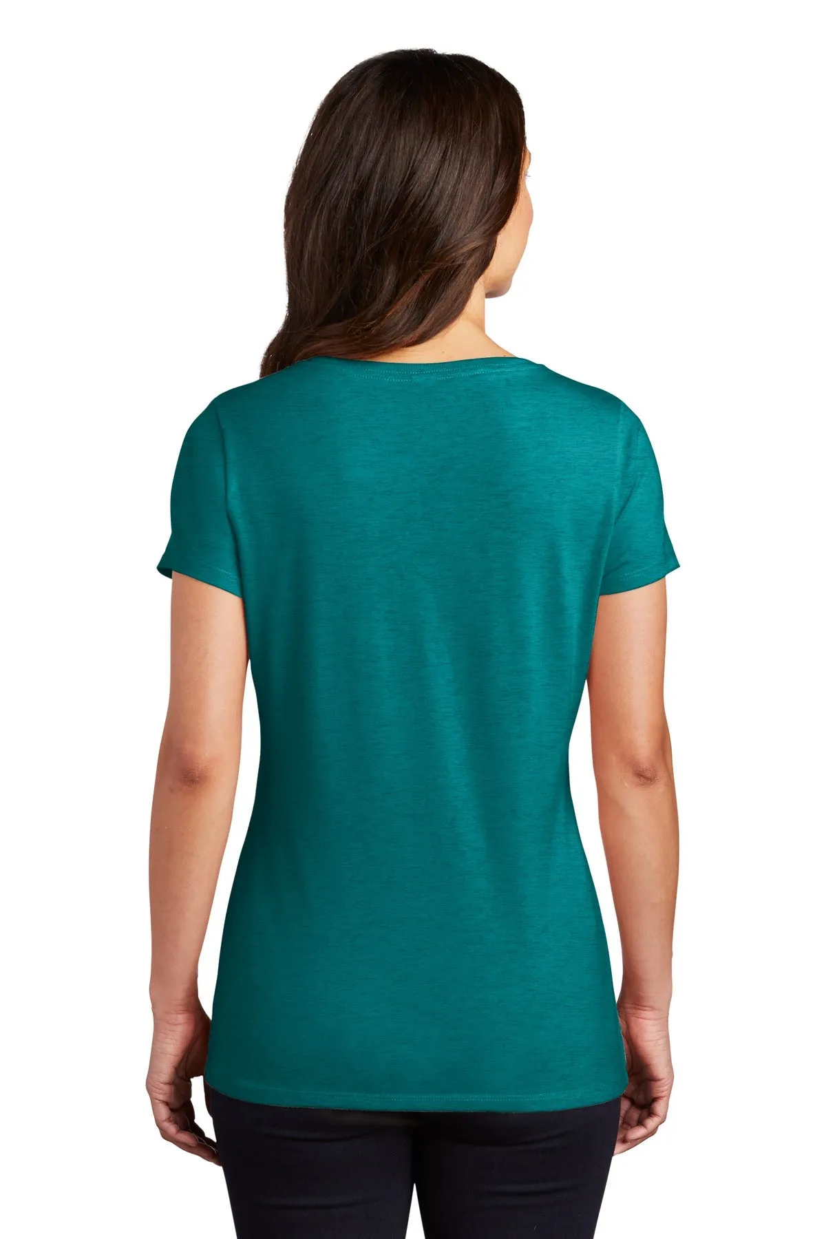 District Women's Perfect Tri V-Neck Tee. DM1350L