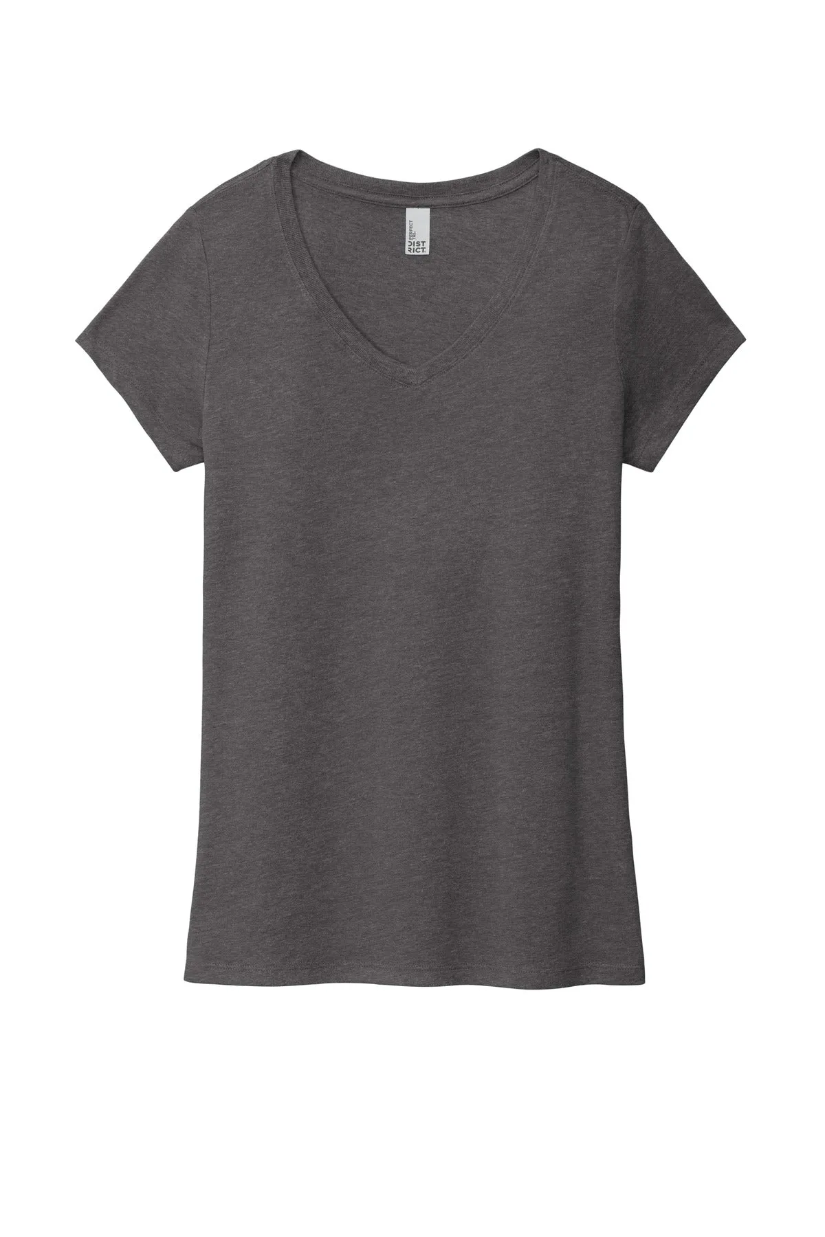 District Women's Perfect Tri V-Neck Tee. DM1350L