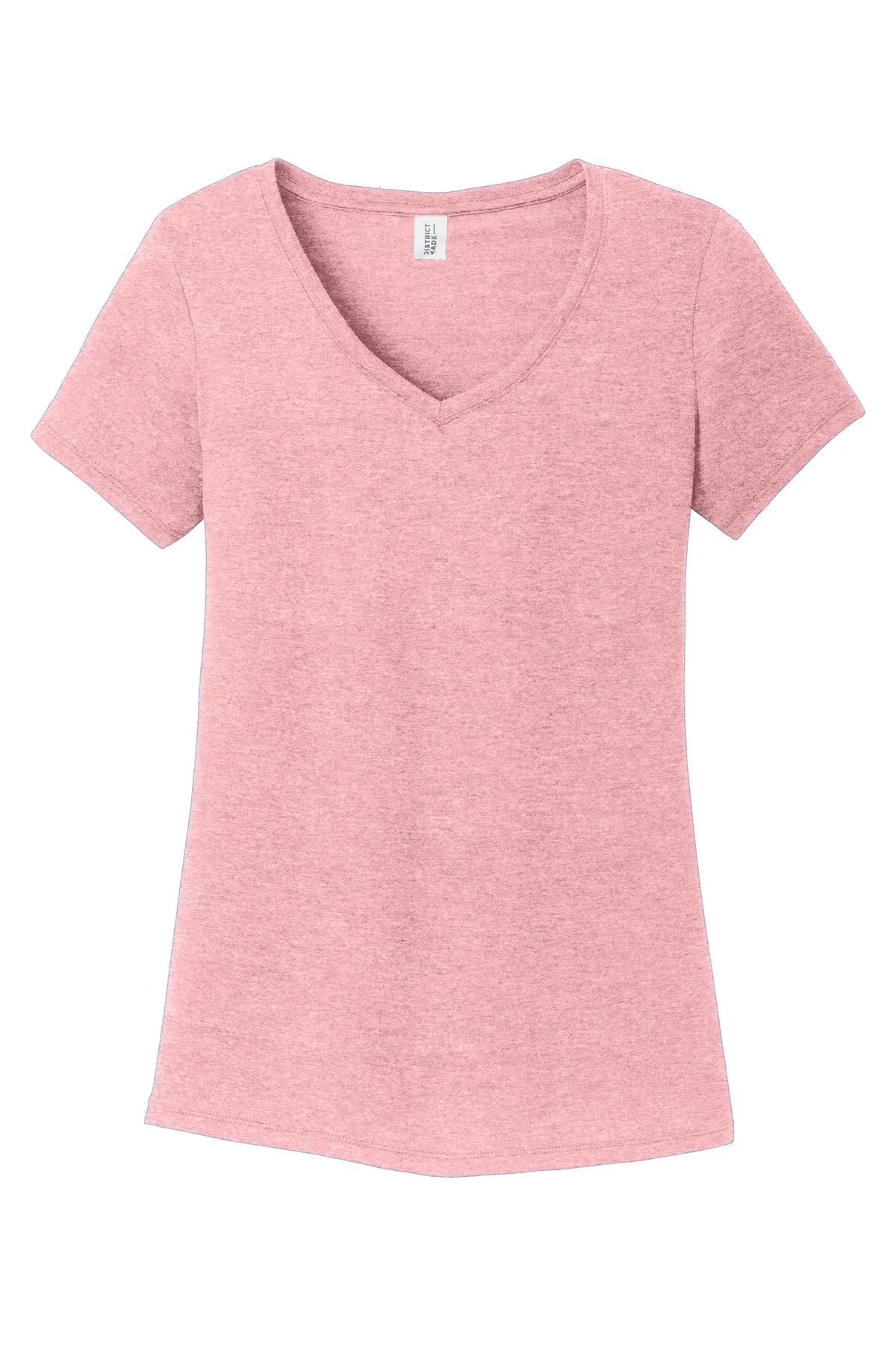 District Women's Perfect Tri V-Neck Tee. DM1350L