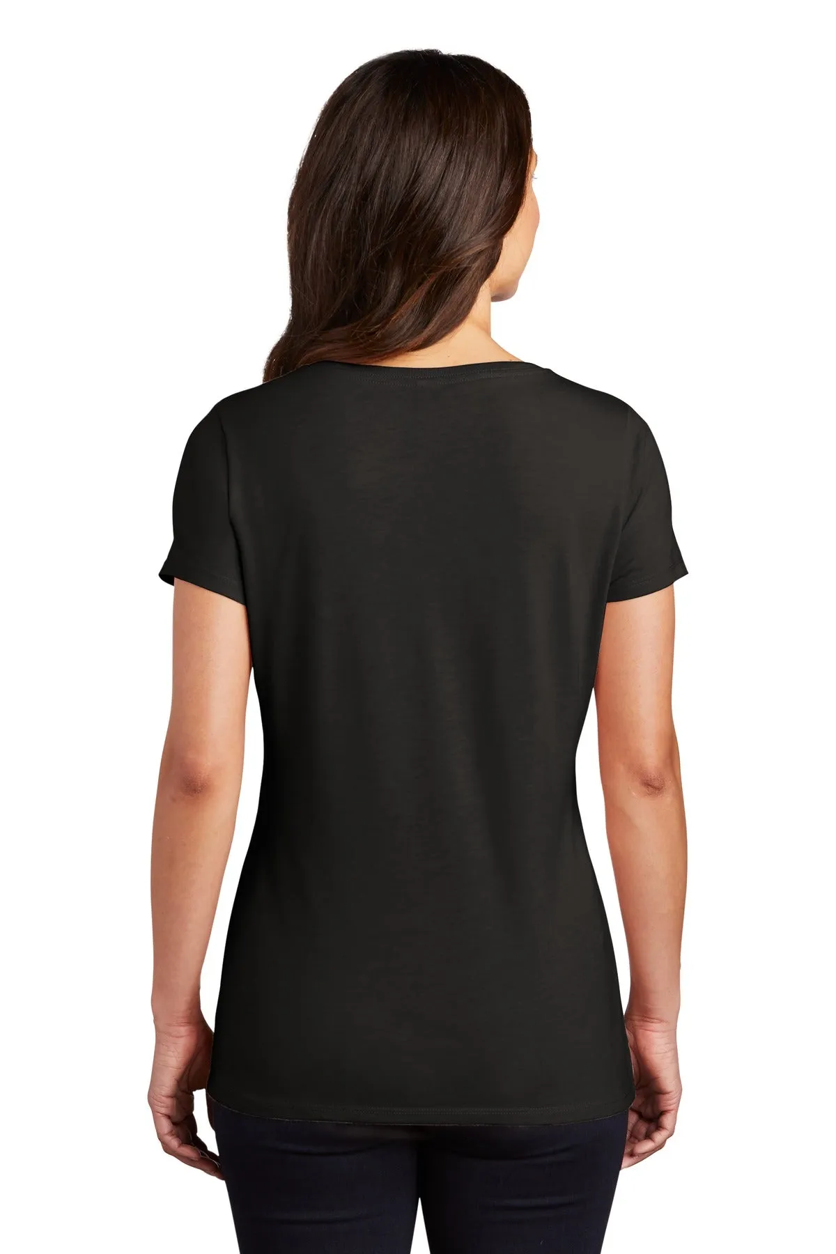 District Women's Perfect Tri V-Neck Tee. DM1350L