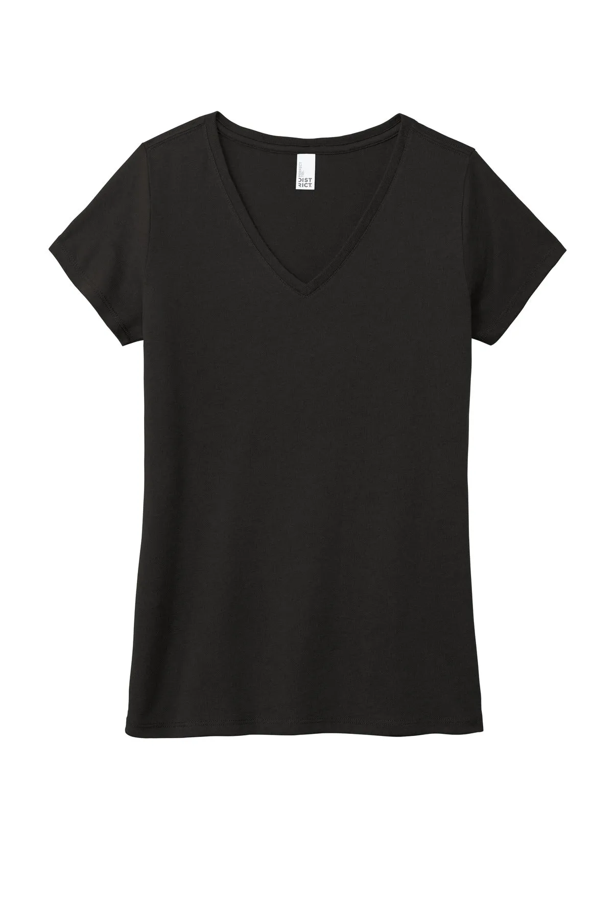 District Women's Perfect Tri V-Neck Tee. DM1350L