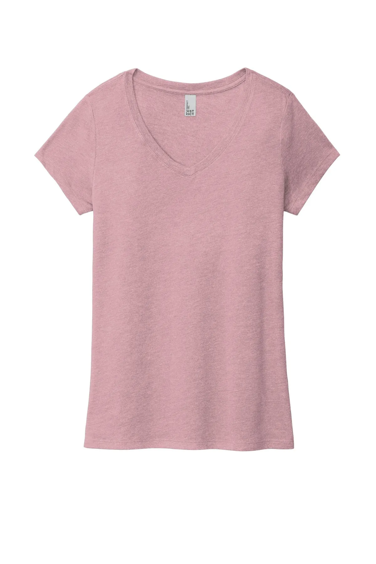 District Women's Perfect Tri V-Neck Tee. DM1350L