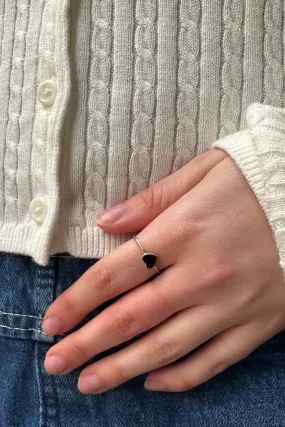 Enamel Heart Ring