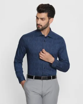 Formal Blue Printed Shirt - Aldo