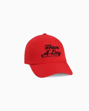 Have a Day Red & Black Hat