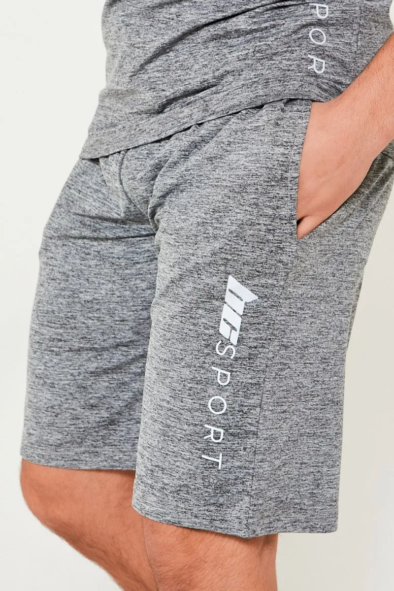 Hopton Activewear T-Shirt & Short Set - Grey