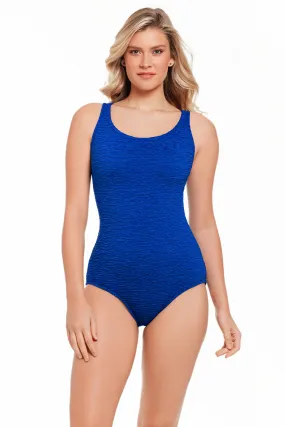 Krinkle Cross Back Swimsuit