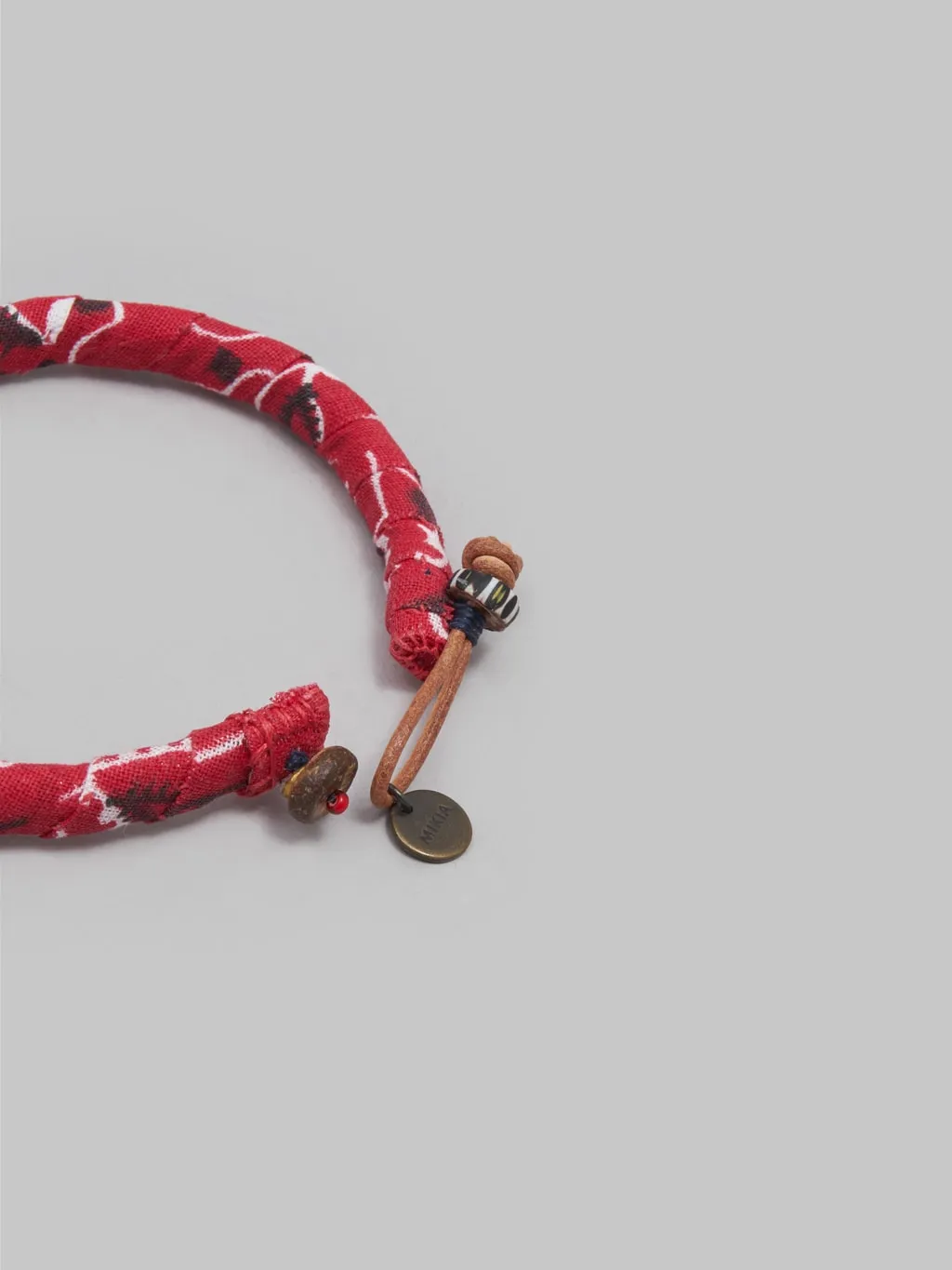 Mikia Bandana Bracelet Red