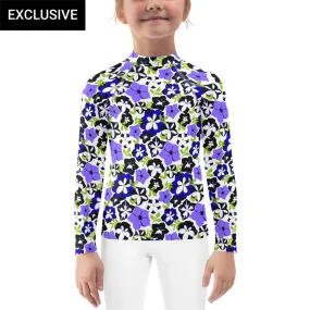 Petunias Kids Rash Guard (POD)