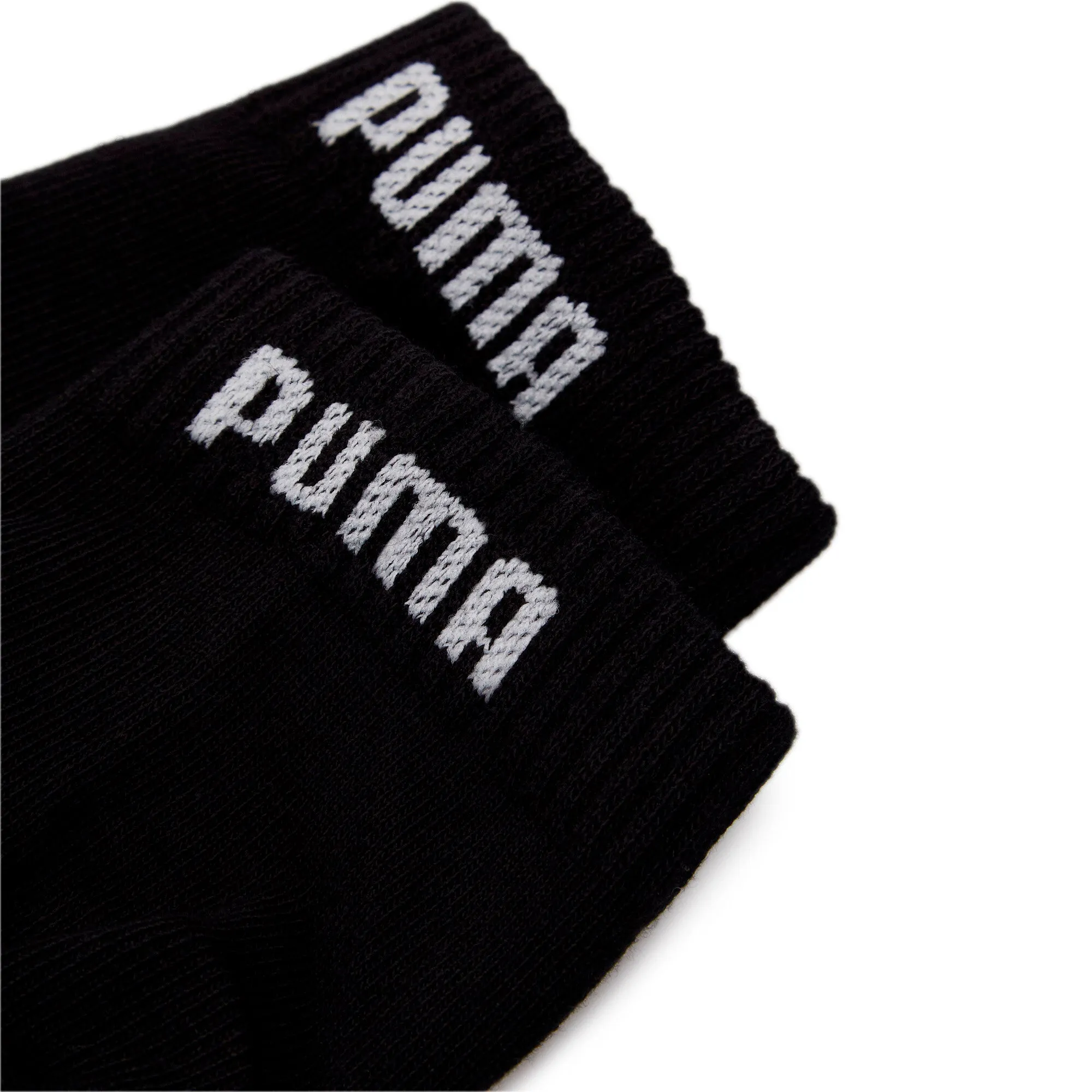 PUMA Unisex 3 Pairs Quarter Soft Cotton Flat Toe Seam Socks