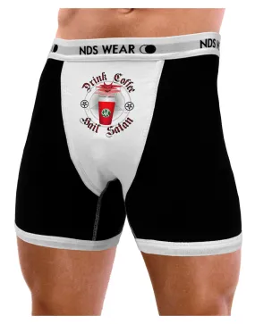 Red Cup Drink Coffee Hail Satan Mens Boxer Brief Underwear by NDS Wear