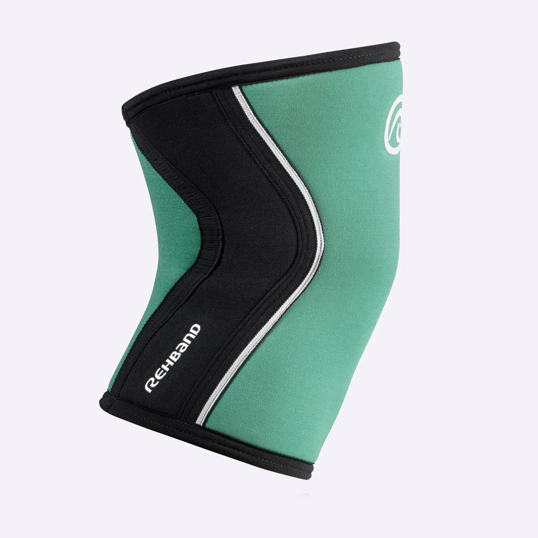 Rehband RX Knee Sleeve 5mm Emerald Green/Black - SINGLE