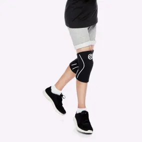 Rehband RX Knee Sleeve Junior - Black/White - SINGLE