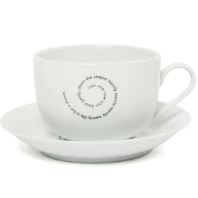 'Row Your Boat' Cafe Au Lait Cup and Saucer