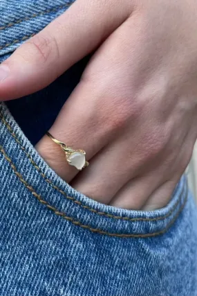 Stone Heart Ring