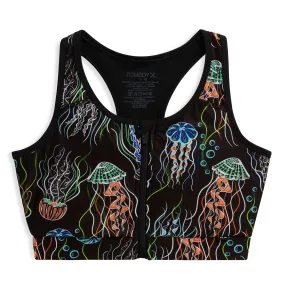 Swim Racerback Zip Top - Don't Be Jelly