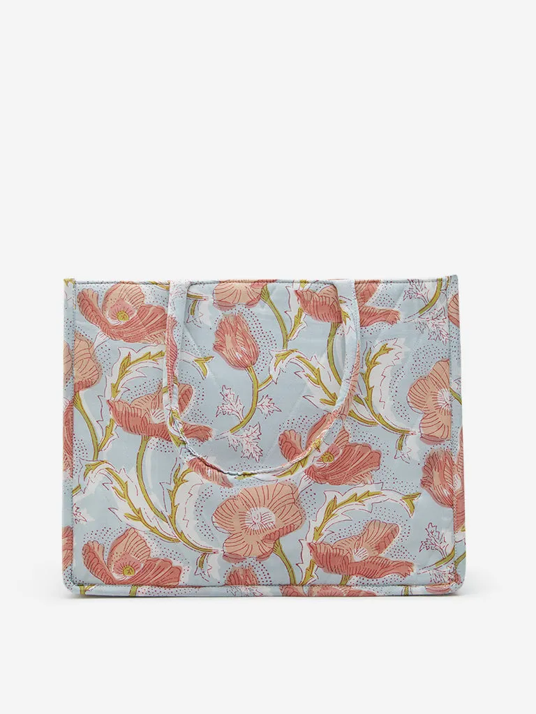 Westside Accessories Multicolour Floral Printed Tote Bag